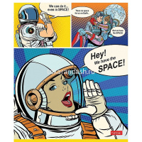 Тетрадь А5 96л клетка "Ты просто Космос!" на скобе 5 дизайнов 96Т5В1/073406 от магазина "Карандаш"