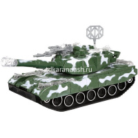 Танк на батарейках, пластик 29х11х10см, 2 солдата (свет, звук) T338-D3203/M1A2-C9 от магазина "Карандаш"