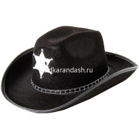 Шляпа Шерифа 2 цвета Y7202-18 от магазина "Карандаш"
