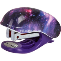 Степлер №24/6,26/6 15л "Cosmic Teens Mini" со скобами, пластик фиолетовый 404040 от магазина "Карандаш"