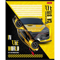 Тетрадь А5 18л линия "Автомото" на скобе 5 дизайнов 18Т5В2/080121 от магазина "Карандаш"