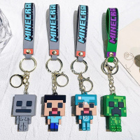 Брелок Герои Minecraft. Вид №1 6х3,5см с карабином, пвх/металл 4 вида M-2444 от магазина "Карандаш"