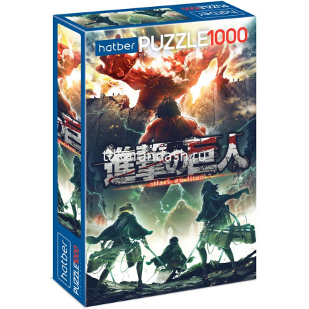 Пазлы 1000 эл. "Premium. Атака Титанов. Сезон 1-3" 48х68см 1000ПЗ2_30311/084770