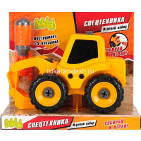 Игровой набор Bebelot "Экскаватор-молот" (17,5 см, разборн., отвёртка, 3 насадки) от магазина "Карандаш"