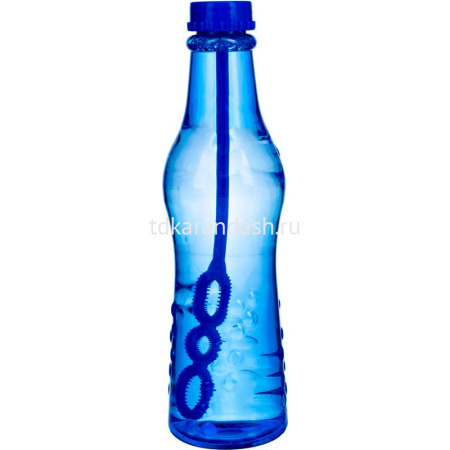 Мыльные пузыри "Бутылка" 25см, 3 отверстия, 4 цвета, ароматизированные Y3181-15