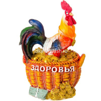 Копилка Петух 11,5см смола 4 вида Y3588-16 от магазина "Карандаш"