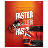 Тетрадь А5 12л клетка "Самый быстрый" на скобе 5 дизайнов 12Т5В1/067655 от магазина "Карандаш"