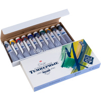 Краски темперные 10 цветов 46мл "Мастер Класс" туба картон 1641032 от магазина "Карандаш"