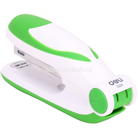 Степлер №10 15л глубина 50мм салатовый/белый E0228 от магазина "Карандаш"