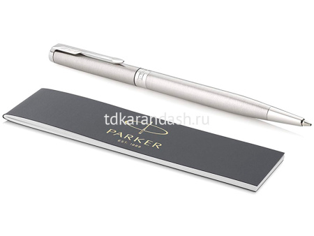 Ручка РШ "Sonnet Stainless Steel CT" М черная 1931513 от магазина "Карандаш"