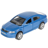 Машина "Skoda Octavia" синяя, инерционная, металл 12см (открывающиеся двери) OCTAVIA-BU от магазина "Карандаш"