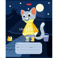 Тетрадь А5 12л клетка "КотоСказки" на скобе 5 дизайнов 080389 от магазина "Карандаш"