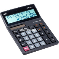 Калькулятор 12 разрядов 199х153х31мм черный EM126 от магазина "Карандаш"