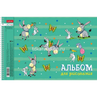 Альбом для рисования А4 40л "Забавные истории" на спирали, перфорация на отрыв, 4 дизайна от магазина "Карандаш"