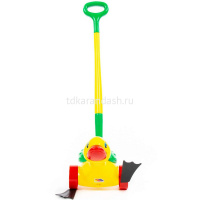 Картинка Каталка "Утёнок" с ручкой 7925 от магазина "Карандаш" Каталка "Утёнок" с ручкой 7925 от магазина "Карандаш"