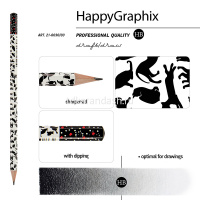 Карандаш чернографитный "Happy Graphix. Кошечки-сердечки" НВ 21-0030/03 от магазина "Карандаш"