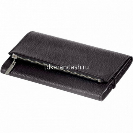 Ежедневник недатированный А5 "Dolce Vita" 192стр., черный, карман на молнии, искусственная кожа