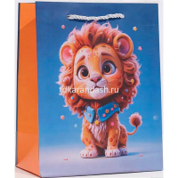 Пакет подарочный "Зверята" 18х23х10см 4 вида Y10560-24 от магазина "Карандаш"