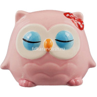 Копилка Сова 13х10х11см керамика 2 цвета SK2928 от магазина "Карандаш"