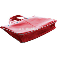 Сумка для ноутбука "Blue Square" 42х31х3см, 1 отделение, красная, натуральная кожа CA4021B2/R от магазина "Карандаш"