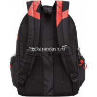 Рюкзак 32х42х22см, 1100гр, 2 отделения, 4 кармана, черный/красный RU-423-14/3 от магазина "Карандаш"
