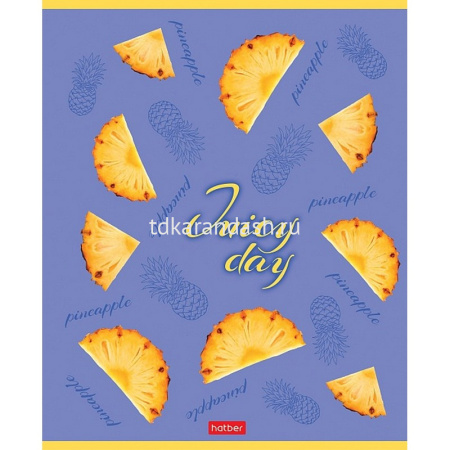 Тетрадь А5 48л клетка "Juicy day" на скобе выборочный лак 5 дизайнов 48Т5вмВ1/073080 от магазина "Карандаш"