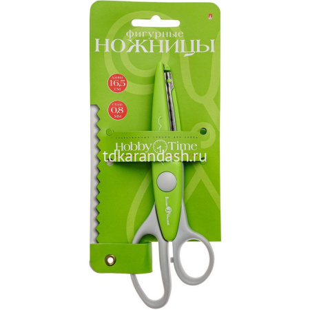 Ножницы фигурные 16,5см "Craftcut" 6 видов лезвий, металл/пластик 60-0031 от магазина "Карандаш"