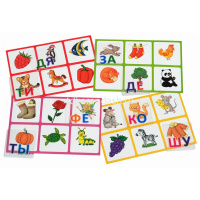 Лото для малышей "Слоги. Учимся читать!" пластик, Куликова Е.Н. 978-5-8112-7544-1 от магазина "Карандаш"