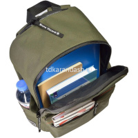 Рюкзак "Не прикасайся" 40х30х17см, 600гр, 1 отделение, 3 кармана, темно-зеленый 12-003-109/11 от магазина "Карандаш"