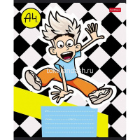 Тетрадь А5 12л линия "Влад А4" на скобе 5 дизайнов 12Т5В2/077557 от магазина "Карандаш"