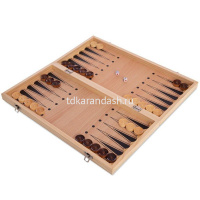 Нарды 39х39см дерево W7713 от магазина "Карандаш"
