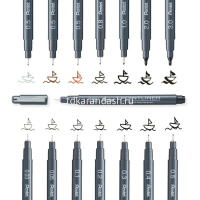 Ручка капиллярная "Pointliner" 0,5мм сангина S20P-5SG от магазина "Карандаш"