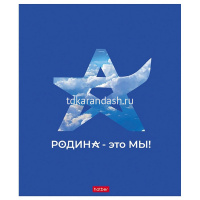 Тетрадь А5 48л клетка "Я люблю Россию. С гимном" на скобе 5 дизайнов 48Т5B1/088671 от магазина "Карандаш"