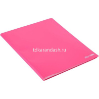 Папка 60 вкладышей "Rio" А4 полипропилен 0,30мм розовая EB00602 от магазина "Карандаш"
