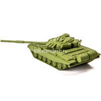 Модель "Советский основной боевой танк Т-72Б" 10см 15 деталей 7400 от магазина "Карандаш"