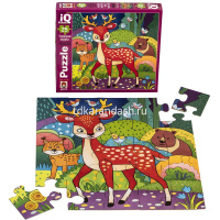 Пазлы 25 эл. "IQ. Лесной олень" макси 2+ 978-5-8112-7195-5 от магазина "Карандаш"