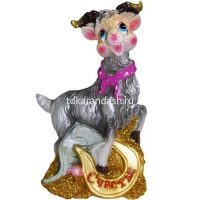 Копилка керам. Овечка с подковой 14,5см 4 вида Y1236-14/1097 от магазина "Карандаш"