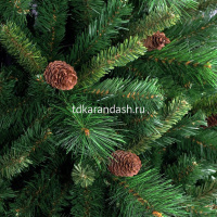 Ель "Мендоза" 2,44м с шишками, зеленая MDZ244 от магазина "Карандаш"