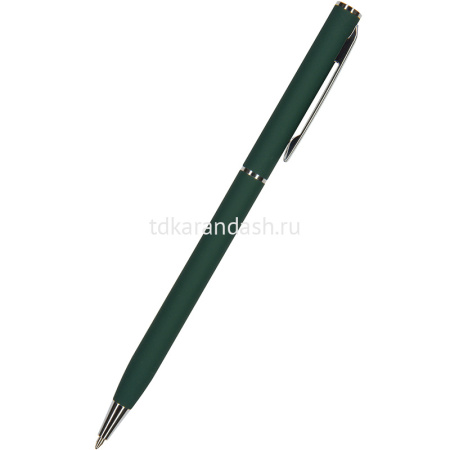 Ручка шариковая "Palermo" 0,7мм синяя, автомат, корпус зеленый, металл 20-0250/03