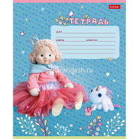 Тетрадь А5 12л клетка "Минималини" на скобе 5 дизайнов 080063 от магазина "Карандаш"