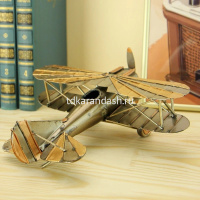 Декоративное изделие "Самолет Таchikawa Ki-9 Spruce 1934 г." 20х21х8см металл RD-2404-C-110 от магазина "Карандаш"
