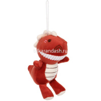 Брелок меховой "Дракончик" 12см 3 цвета на веревке 394-449 от магазина "Карандаш"