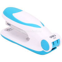 Степлер №10 15л глубина 50мм голубой/белый E0228 от магазина "Карандаш"
