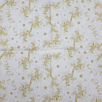 Набор салфеток для декупажа 33х33мм 20шт Золотые узоры Y6780-18 от магазина "Карандаш"