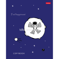 Тетрадь А5 48л клетка "Вселенная" на скобе 3D лак матовая ламинация 5 дизайнов 48Т5лолВ1/052074 от магазина "Карандаш"