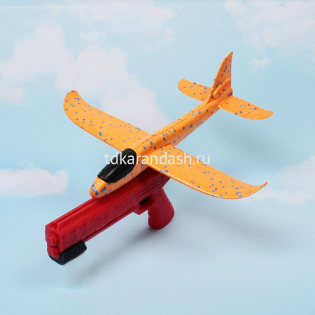 Самолет-планер 36см с запускным устройством, пенопласт/пластик XJ2390 от магазина "Карандаш"