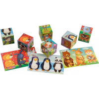 Умные кубики 6шт. "Угадай, чья половинка" 978-5-8112-8010-0 от магазина "Карандаш"