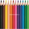 Карандаши 12 цветов "Color peps mini strong" трехгранные укороченные пластик, ударопрочные, картон от магазина "Карандаш"