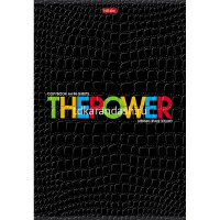 Тетрадь А4 96л клетка "THEBOOK" на скобе тиснение CROCO 3 дизайна 072855 от магазина "Карандаш"