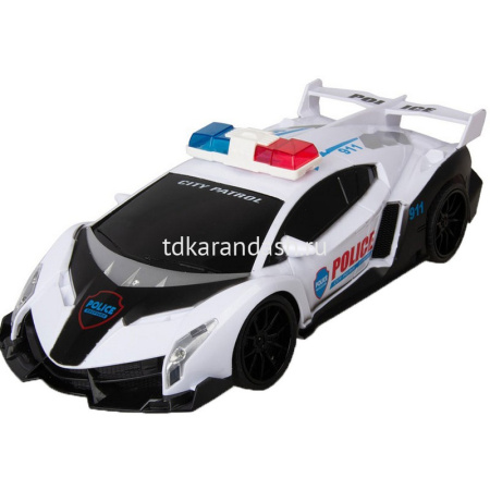 Машина р/у "Полиция" 25х11х8см пластик (свет) LT273554 от магазина "Карандаш"